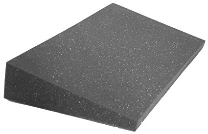 Deluxe Comfort Solid foam 15 X 10-Inches Stress Wedge Cushion, Gray