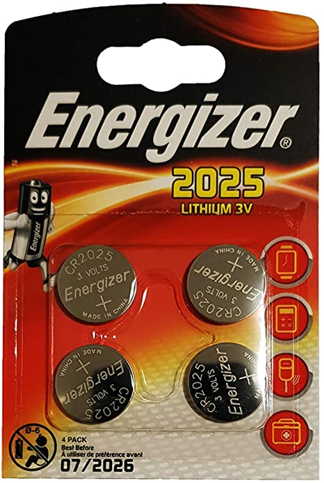 Energizer 2025 Battery - Pack of 4