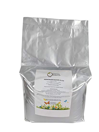 Ammonium Sulfate 21-0-0 Fertilizer"Greenway Biotech Brand" 25 Pounds