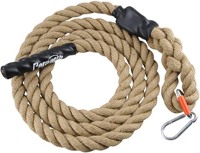 Perantlb Outdoor Climbing Rope for Fitness and Strength Training, Workout Gym Climbing Rope, 1.5'' in Diameter, Length Available: 10, 15, 20, 25, 30, 50 Feet