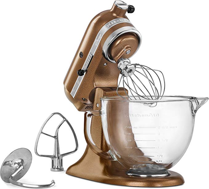 KitchenAid Artisan Design 5-Quart Stand Mixer, Antique Copper