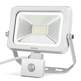 Albrillo Outdoor Motion sensor Light, Outdoor LED Flood Lights 30W, 200 Watt Equivalent, 2400 Lumens, Daylight White 6000K, Waterproof IP54