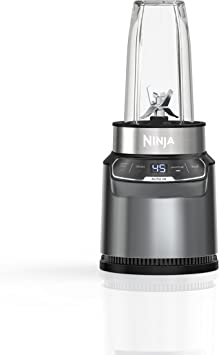 Ninja BN400C, Personal Nutri-Blender Pro with Auto-iQ Technology, Silver, 1000W