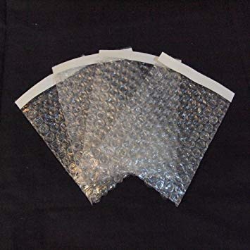 3/16-inch Bubble Cushioning Wrap Self-Seal Bubble Pouch Bags, 4x5.5-inch, 100 Count, Clear