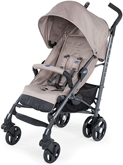 Chicco Liteway 3 Foldable and Multifunctional Stroller Unisex Bambini Brown (Dart Beige)