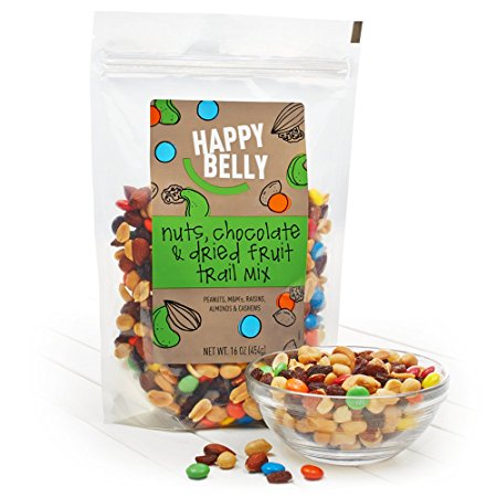 Happy Belly Chocolate & Dried Fruit Trail Mix, 16 oz