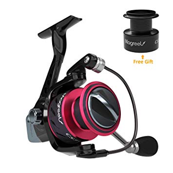 Magreel Spinning Fishing Reel 9 1 BB Extra-Smooth & Lightweight Spinning Reel for Freshwater and Saltwater with Free Plastic Spool