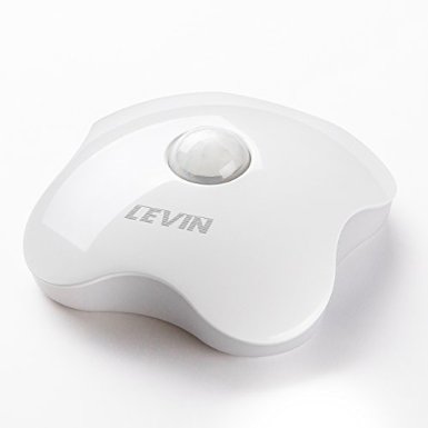 Motion Sensor Light Levin 07W LED Night Light Four-leaf Clover Shape Lighting All Sides Avoid Direct Light