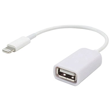 PinPle 8-pin Lightning to USB 2.0 Female OTG Cable Connector Adapter for iPad 4 & iPad Mini (For iPad 4/iPad Mini - 1 Pack)