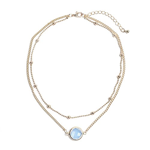 Artilady opal choker necklace for women