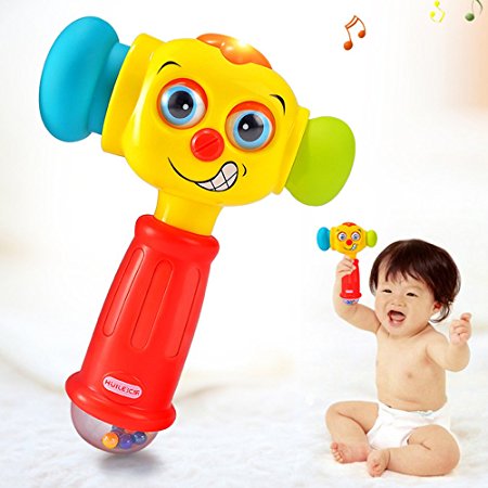 Baby Toys for 12-18 Months Funny Changeable Hammer with Multi-function,Lights and Music,Best Gifts for Early Educational for Toddlers,Boys and Girls 1,2,3 years old