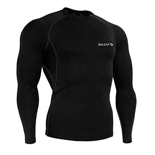 Baleaf Men's Cool Dry Skin Fit Long Sleeve Compression Shirt