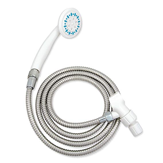 AquaSense 3 Setting Shower Spray with Ultra-Long Stainless Steel Hose