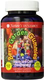 Berry Garden Gummies Organic Whole Food Childrens Multivitamin Cherry Flavor 120 Count