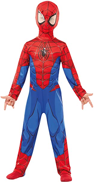 RUBIE'S Marvel Spider-Man Classic Child Costume, Blue-Red,S (3 - 4 years / 104cms)