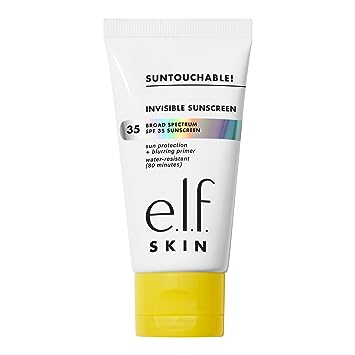 e.l.f. SKIN Suntouchable! Invisible SPF 35, Lightweight, Gel-based Sunscreen For A Smooth Complexion, Doubles As A Makeup Primer, Vegan & Cruelty-free