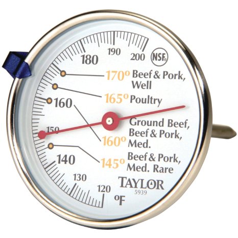 Taylor Precision Products Classic Style Meat Dial Thermometer