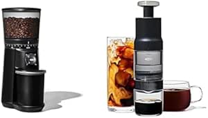 OXO Brew Conical Burr Coffee Grinder, Matte Black   OXO Brew Rapid Brewer Bundle