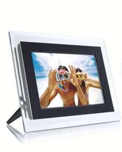 Philips 7-Inch Digital Photo Frame Clear and Black