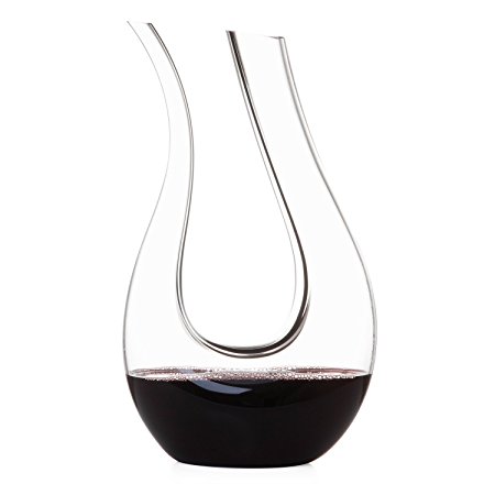 Black Tie Horn Wine Decanter (1500 ml) 51-ounce