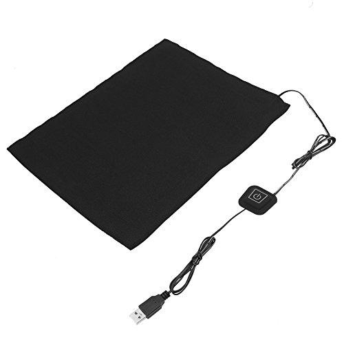 5V USB Carbon Fiber Heating Pad 3-Shift Electric Cloth Heater Pad Heating Element for Neck, Back, Abdomen, Lumbar Heating, Heating Pad Pet Warmer