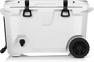 BrüMate BrüTank Wheeled Hard Cooler with Built-in Drink Dispenser Tank and Tap | Perfect for Beach, Tailgating, Drinks, Camping, Sports Games, Parties and More