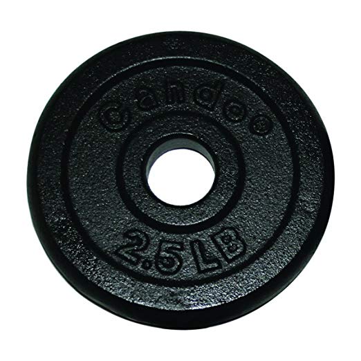 CanDo 10-0601 Iron Disc Weight Plate, 2.5 lb