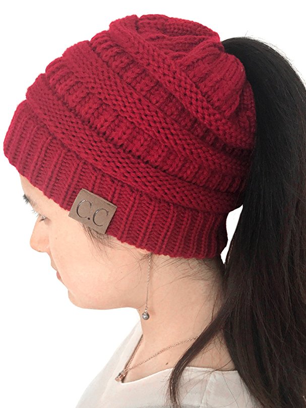 Choies Women Unisex Warm Soft Chunky Cable Knit Slouchy Oversized Beanie Hat Cap
