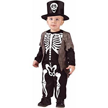 Fun World - Happy Skeleton Toddler 3T-4T - 3T-4T