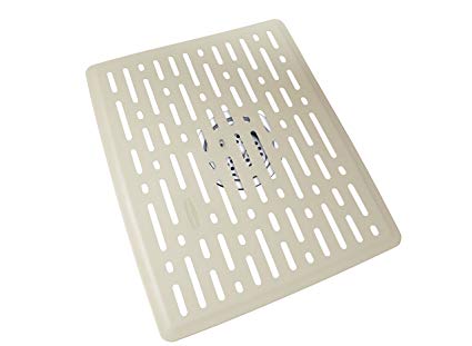 Rubbermaid Large Sink Mat 12.7"(W)x15.9"(H)x.36"(L) - Bisque (FG1G1606BISQU)