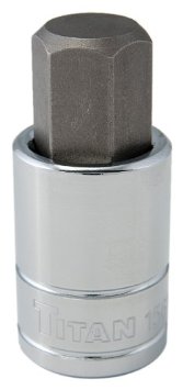 Titan 15617 17 mm 12 Drive Hex Bit Socket