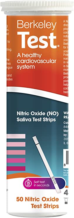 Berkeley Test - Nitric Oxide Test Strips, 50 Count