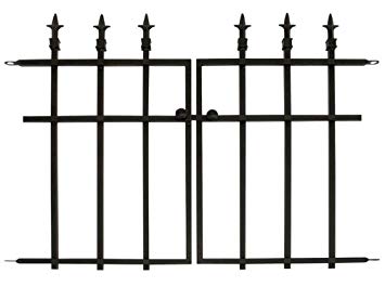 Panacea Products Classic Finial Gate, Black