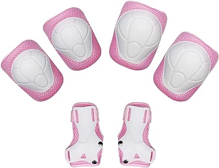 SISIGAD Kids Protective Gear Set for Kids 3-14 Years Toddler Knee Pads and Elbow Pads,3 in 1 Protective Gloves with Wrist Guards for Skateboard Skating Bike Scooter Hoverboard Cycling Sports