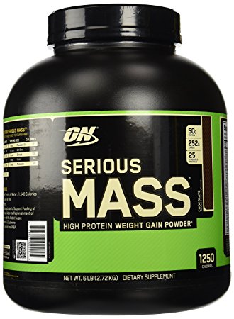 Optimum Nutrition Serious Mass Chocolate Weight Gain Powder | 6lb