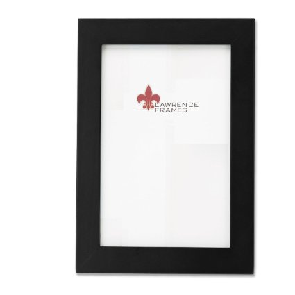 Lawrence Frames Black Wood 8 by 12 Picture Frame