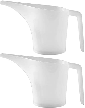 Norpro Funnel Pitcher for Measuring, 3.5 Cups, Pack of 2