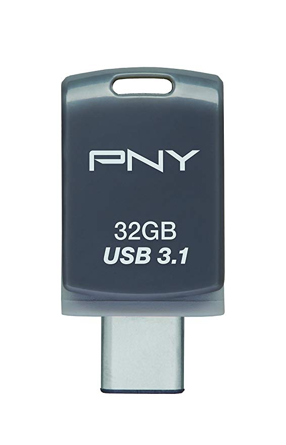 PNY 32GB Duo-Link Type-C & Type-A Dual OTG USB 3.1 Flash Drive (P-FDU32GOTGCSW31-GE)