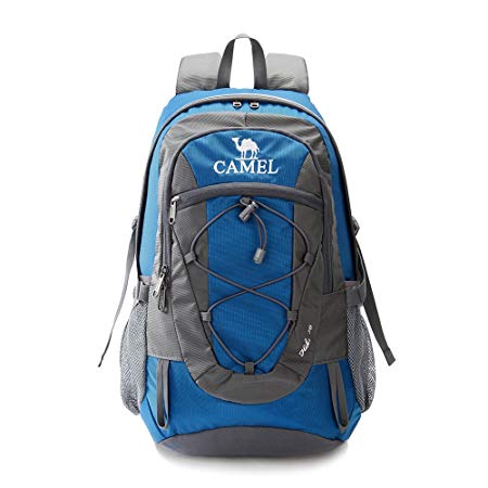 Camel 30L Lightweight Travel Backpack Outdoor Mountaineering Hiking Daypack with Durable & Waterproof