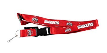 Ohio State Buckeyes Lanyard Keychain Id Holder Ticket
