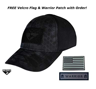 Condor Flex Tactical Cap (Kryptek Typhon)   Free PVC Flag & Warrior Patch