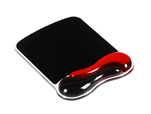 Kensington 62402 Duo Gel MousePad - Black and Red