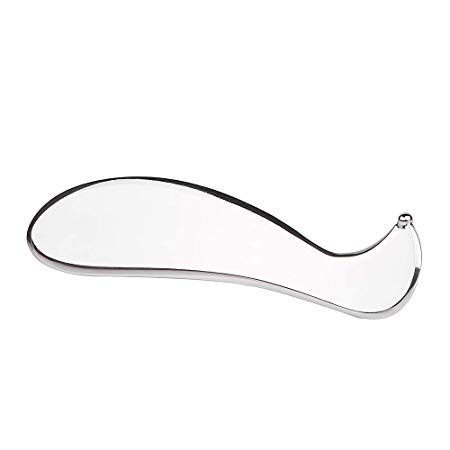 Medical Grade Stainless Steel Gua Sha Guasha Massage Soft Tissue Therapy Used for Back, Legs, Arms,Neck,Shoulder (D)