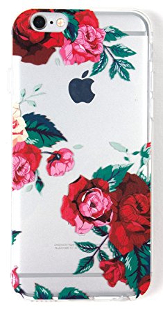 IPhone 6/6s Case, YogaCase InTrends Back Protective Cover (Roses)