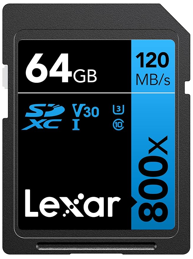 Lexar Profes. 800x SDXC UHS-I U3 V30, 64GB