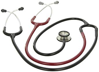 3M Littmann Classic II S.E. Teaching Stethoscope, Black and Burgundy Tube, 40 inch, 2138