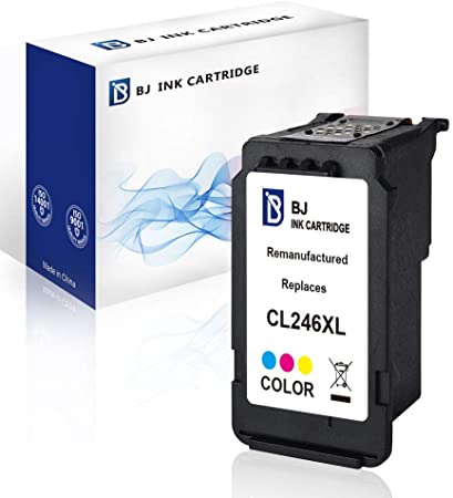 BJ Remanufactured Ink Cartridge Replacement for Canon 246XL CL 246 XL (1 Color) Used in Canon PIXMA iP2820 MG2420 MG2520 2920 MG2922 MG2924 MX492 MX490 Printer