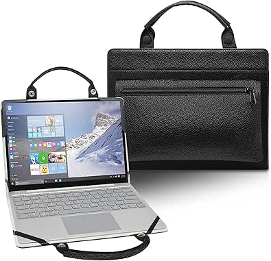 LiuShan 2 in 1 Protective Case Cover   Portable Bag for 16" MacBook Pro 16 inch 2021 2019 a2485 A2141 & LG gram 16 2-in-1 16T90P/LG gram 16 16z90p & Dell Inspiron 16 7610,Black