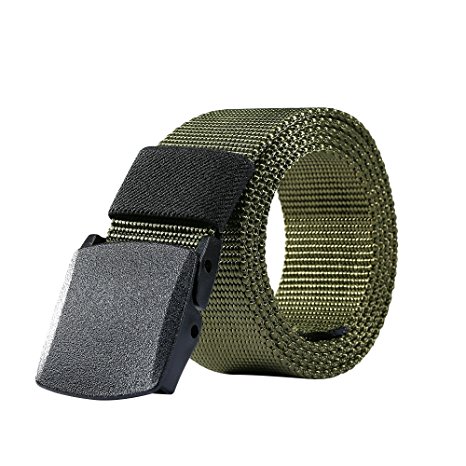 Nylon Belt Outdoor Men's Military Tactical Belt Casual Belt Plastic Automatic Buckle Webbing Belts
