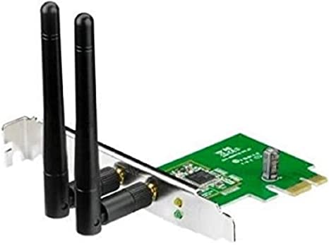 Asus PCE-N15 PCIe-Karte (Wi-Fi 4 N300, 2x externe Antennen, Low Profile)